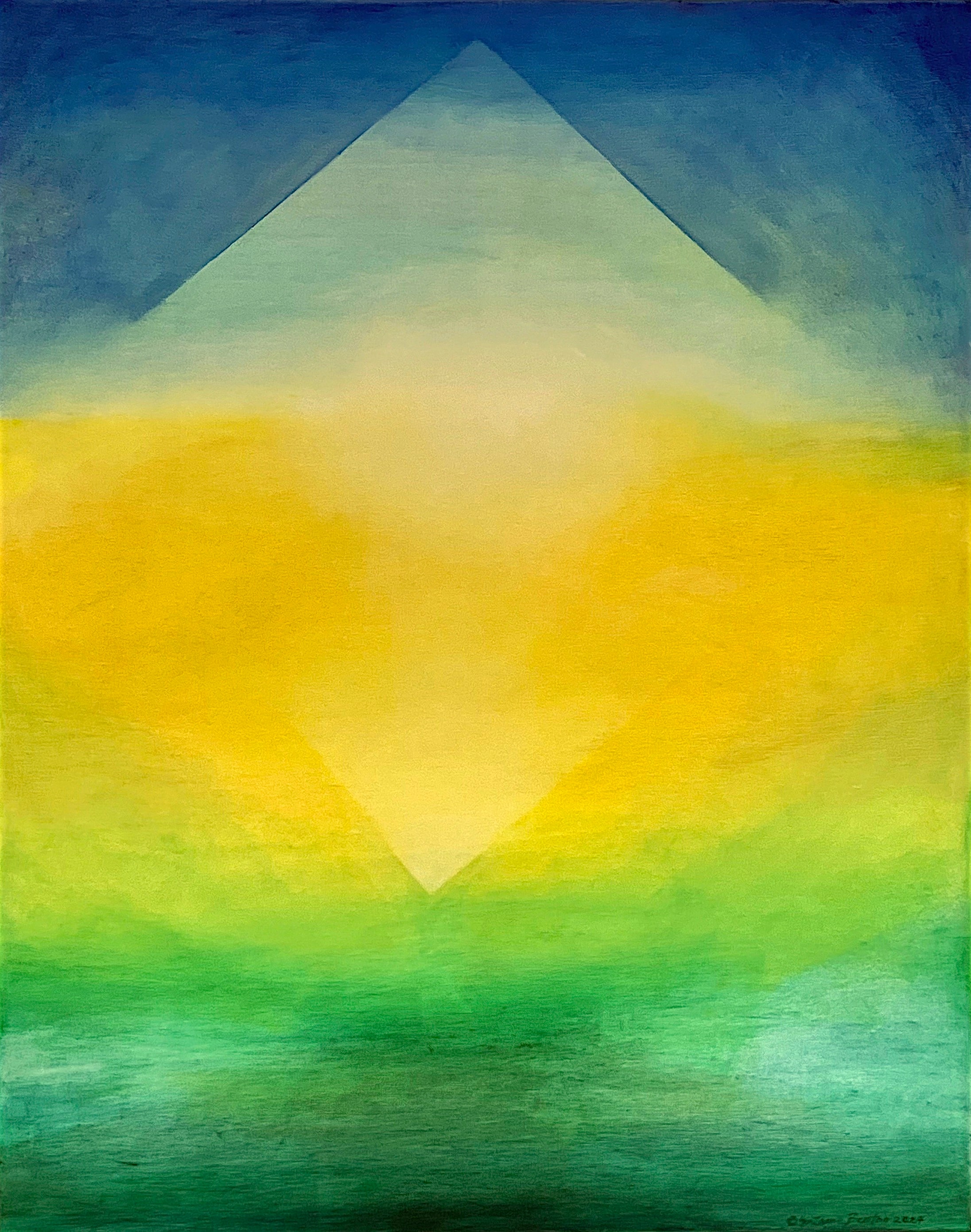 Martin Benson, Compendium, 2024, oil on Belgium linen, 30 × 24 inches